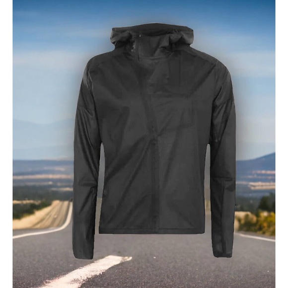 Nike Other - Nike Tech Black Packable Reflective Running Jacket CT2381 Mens Large NEW!!!